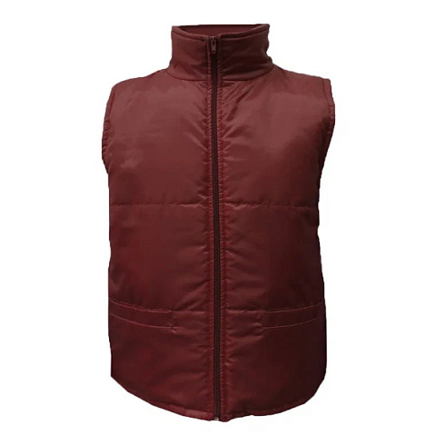 Жилетка эконом бордовый