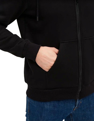 Толстовка на молнии с высоким воротом