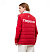 Жилетка на синтепоне со стежкой красная
