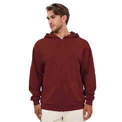 Толстовка на молнии бордо