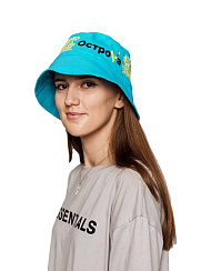 Панама голубая джинсовая