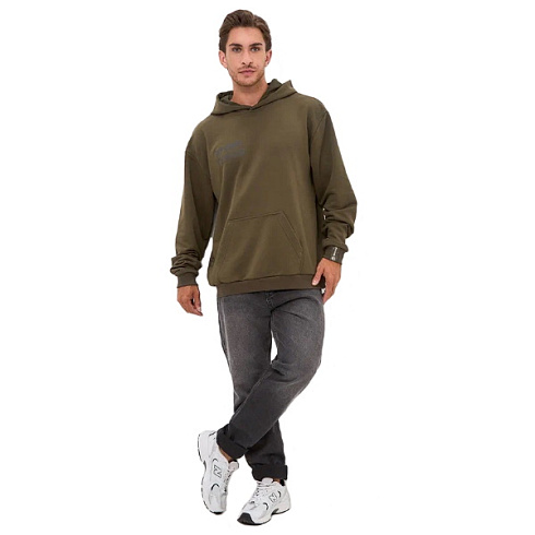 Толстовка оверсайз хаки