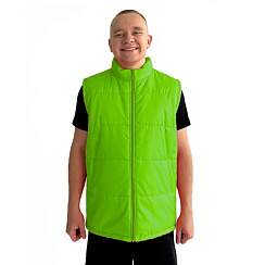 Жилет 4 стежки салатовый