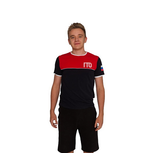 Футболка классическая с отделкой