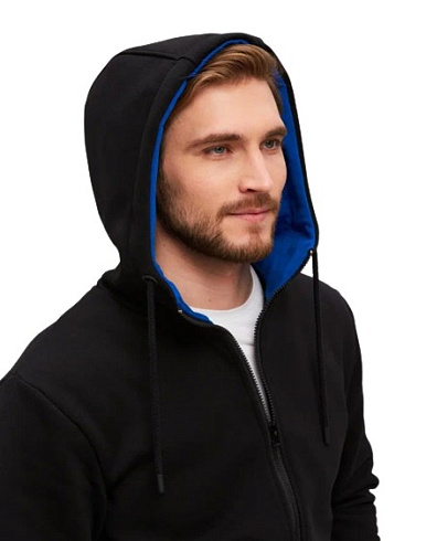 Толстовка на молнии с высоким воротом