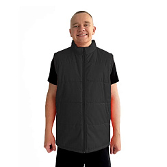 Жилет 4 стежки черная