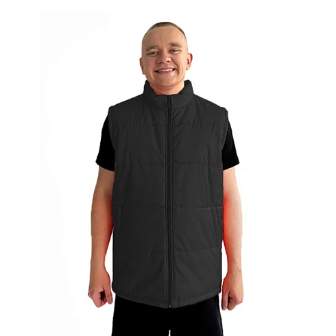 Жилет 4 стежки черная