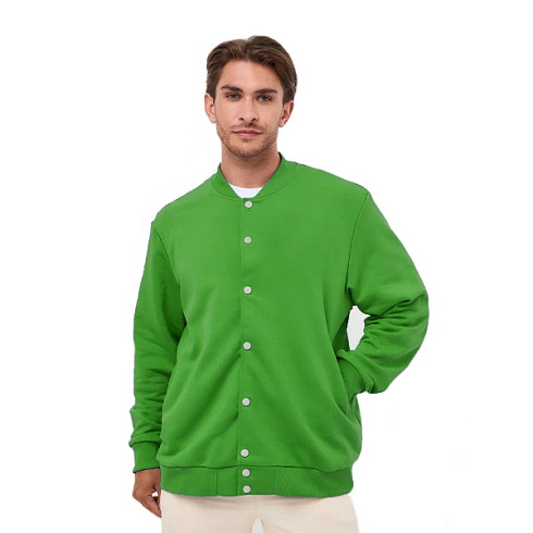 Бомбер унисекс зеленый яркий