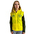 Жилетка промо с капюшоном карман кенгуру желтая