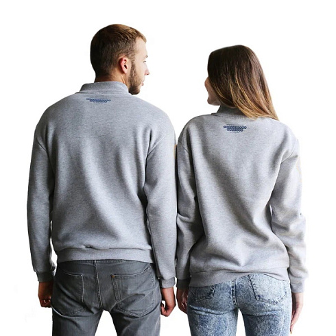 Толстовка на молнии без капюшона