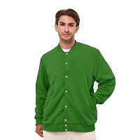 Бомбер унисекс зеленый