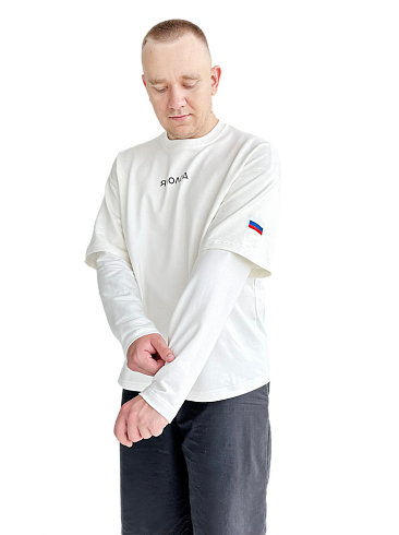 Лонгслив с двойным рукавом