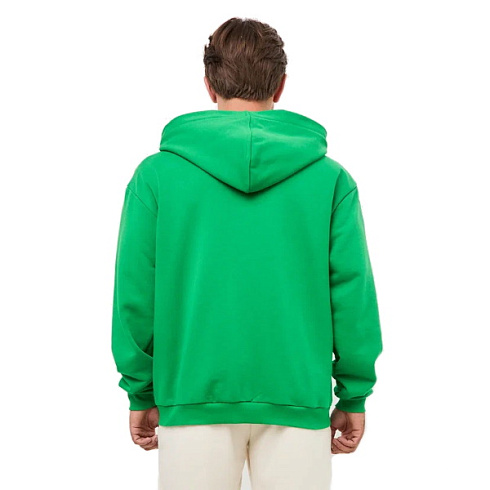 Толстовка на молнии зеленая