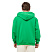 Толстовка на молнии зеленая