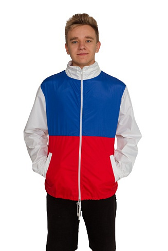 Ветровка триколор