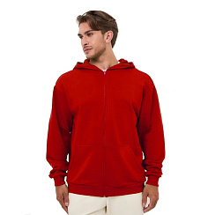 Толстовка на молнии красная