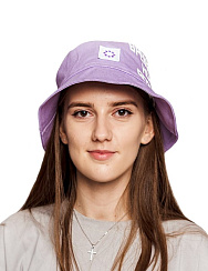 Панама фиолетовая джинсовая