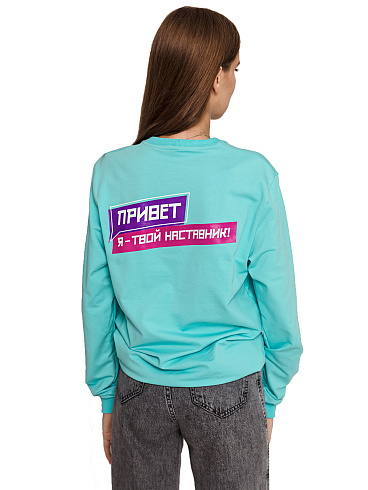 Свитшот классик бирюза