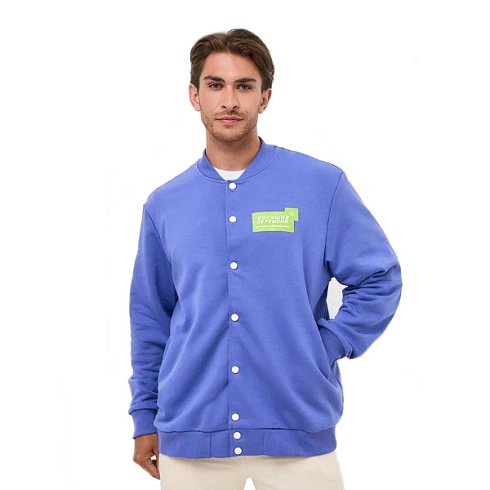 Бомбер унисекс фиолетовый