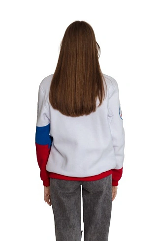 Бомбер на молнии триколор