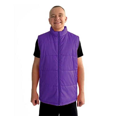 Жилет 4 стежки фиолетовый