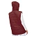 Жилет с капюшоном бордовый