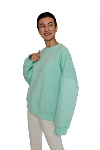 Свитшот оверсайз мята